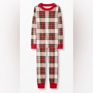 (COPY) Hanna Andersson PJs Set Size 10 Red White Plaid Organic Cotton Christmas